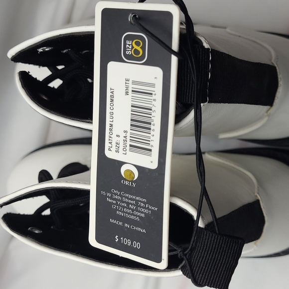 CHARLES ALBERT Platform Lug Combat Louisa Boot Size 8 New - Picture 7 of 12